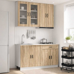 K&ouml;&ouml;k &uuml;ksus porto 4 pcs sonoma tamm tehispuit