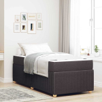 Voodi raam tume pruun 80 x 200 cm kangas