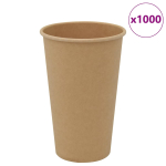 Paberist kohvitassid, 1000 tk, 16oz, 400ml, pruun