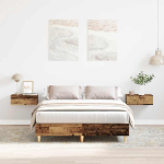 Voodiraam ilma madratsita, vana puit 120x200 cm, tehispuit