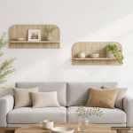 Seinariiul 2 tk sonoma tamm 80.5 x 13.5 x 37.5 cm tehispuit