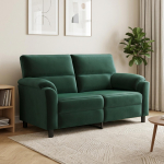 Diivan tumeroheline 174 x 85 x 93 cm samet