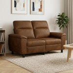 Diivan pruun 158 x 90 x 95 cm kunstsuede nahk