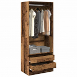 Garderoob vana puidu 80x50x200 cm tehispuit