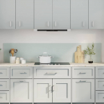 K&ouml;gi splashback 2 pcs valge 100 x 40 cm karastatud klaas