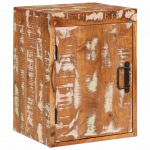 &Ouml;&ouml;kapp pruun 35 x 33 x 48 cm tugev taastatud puit