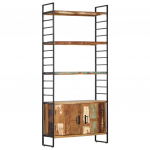 4 riiuliga raamaturiiul 80 x 30 x 180 cm, taastatud puit