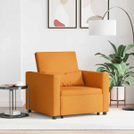 &Uuml;ksik diivanivoodi tumekollane 90 x 165 x 87 cm kangas