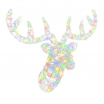 P&otilde;dra pea koos 140 led-iga v&auml;rviline 60 cm akr&uuml;&uuml;l