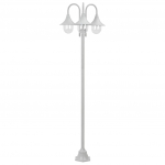 Aialatern, e27 220 cm, alumiinium, kolme laternaga, valge