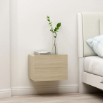 &Ouml;&ouml;kapid 2 tk, sonoma tamm, 40 x 30 x 30 cm, tehispuit