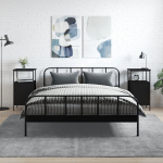 &Ouml;&ouml;kapid 2 tk, must, 41 x 31 x 80 cm, tehispuit