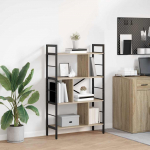 Raamatukapp sonoma tamm 75 x 30 x 123,5 cm tehispuit