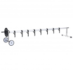 basseinikatte rullik roostevabast terasest alusega