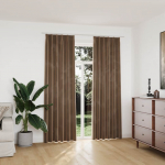 Pimendavad kardinad 2 tk konksudega, samet, beež, 140 x 225 cm