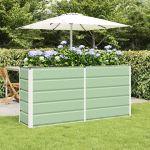Taimekast roheline 160 x 40 x 75 cm teras