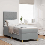 Karbi vedrumadrats madratsiga peaga helehall 80 x 200 cm kangas