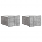 Seinale kinnitatav &ouml;&ouml;tis 2 pcs betoonhall 33 x 34,5 x 24 cm