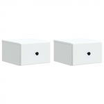 Seinale kinnitatav &ouml;&ouml;tis sahtliga 2 pcs valge 34,5 x 33 x 20 cm