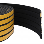 Iseliimuv aknatihedus must 8 x 2 mm 100 m epdm vaht