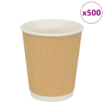 Paberist kohvitassid, 500 tk, 8oz, 200ml, pruun