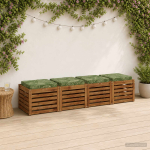 4-osalised istepad vught 4 pcs 100% pol&uuml;ester lehe kujundus