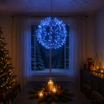 J&otilde;ulufiniaalne valgus 200 led-i sinine l&auml;bim&otilde;&otilde;t 20 x 22 cm