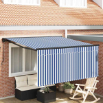 K&auml;igukohandatav varikatus sinine ja antriit 350 x 250 cm