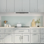 K&ouml;gi splashback 2 pcs valge 100 x 50 cm karastatud klaas