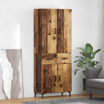 K&otilde;rgushein sahtliga vana puit 69,5 x 34 x 180 cm tehispuit