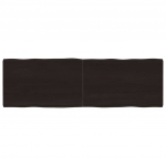 Lauaplaat, tumepruun, 160x50x(2-6) cm, t&ouml;&ouml;deldud t&auml;ispuit