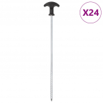 Telgivaiad 24 tk, 30 cm &oslash;7 mm, tsingitud teras
