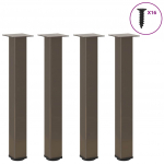 Konsoollaua jalad 4 tk, naturaalne teras, 72&ndash;74 cm, teras