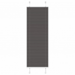 Plisseeritud ruloo must 50x150 cm kanga laius 49,4 cm pol&uuml;ester