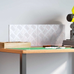 Ruudulised plaadid 2 pcs h&otilde;bedane 30 x 20 cm alumiinium