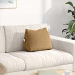 Seljatugi padi pruun 45 x 20 x 35 cm korter kangas