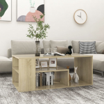 Kohvilaud, sonoma tamm, 100 x 50 x 40 cm, tehispuit