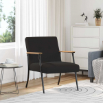 Tugitool must 59 x 75 x 78 cm kihisev villataoline kangas