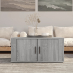 Kohvilaud, hall sonoma tamm, 80 x 50 x 36 cm, tehispuit