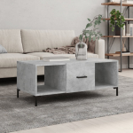 Kohvilaud, betoonhall, 102 x 50 x 40 cm, tehispuit