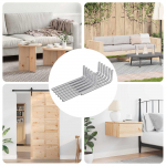 Kuusnurkne v&otilde;ti 4675 pcs h&otilde;bedane 32 x 86 mm teras