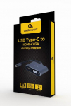 I/O ADAPTER USB-C TO HDMI/VGA/A-USB3C-HDMIVGA-01 GEMBIRD - 8716309121347