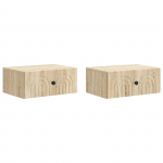 Seinale kinnitatav &ouml;&ouml;tis 2 pcs sonoma tamm 49 x 34,5 x 20 cm