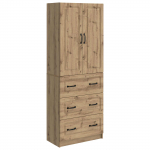 Kapi komplekt 2 pcs artisan tamm 66 x 34,5 x 87 cm tehispuit