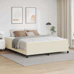 Voodi raam madratsiga cream 180 x 200 cm kangas