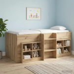 Laste k&otilde;rge voodi raam artisan tamm 90 x 190 cm tehispuit