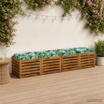 4-osalised istepad vught 4 pcs 100% pol&uuml;ester lehe muster
