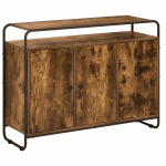 Puhvetkapp suitsutatud tamm 102 x 35 x 75 cm tehispuit