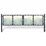 Must &uuml;hepoolse uksega aiav&auml;rav 300 x 125 cm