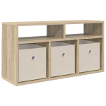 Madal laud sahtliga sonoma tamm 72 x 22,5 x 38 cm